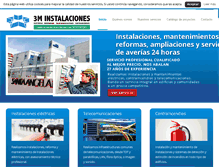 Tablet Screenshot of 3minstalaciones.com